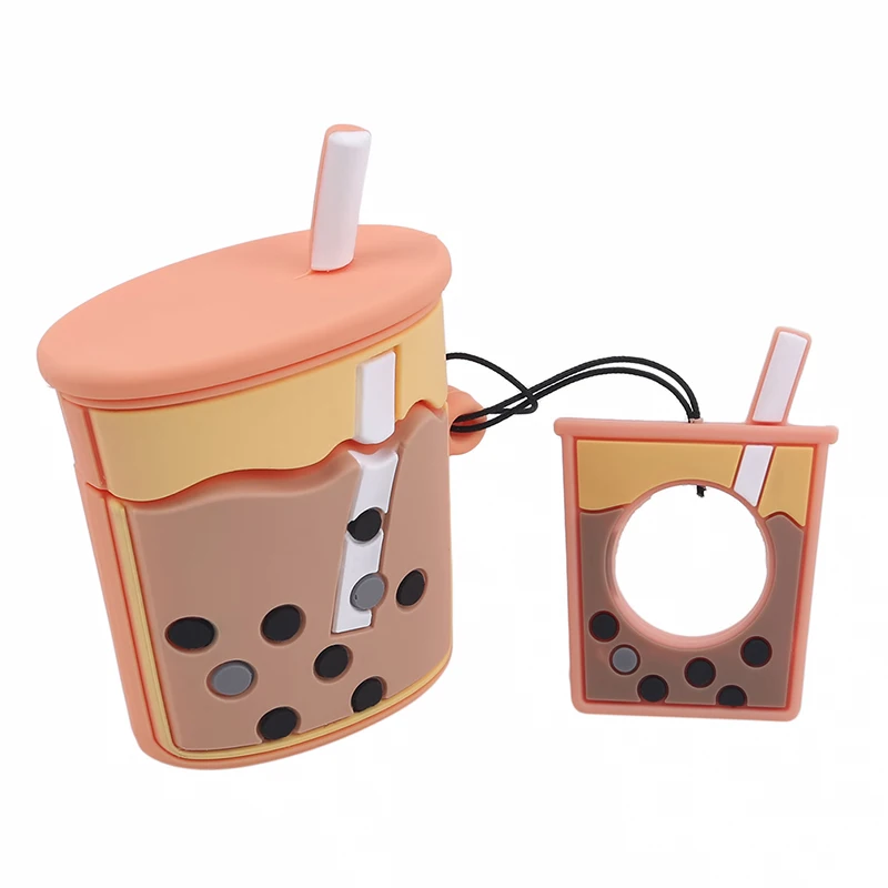 Креативная коробка для хранения в форме бутылки молочного чая силиконовый чехол