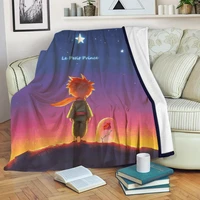 le petit prince throw blanket high quality flannel warm soft plush on the sofa bed blankets plaid suitable