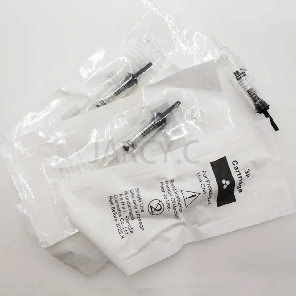 Tattoo Cartridge Needle Permanent Makeup 1RL Agulhas Easy Click for 600D-G Rotary Swiss Machine Pen 3D Lip/Eyebrow | Красота и