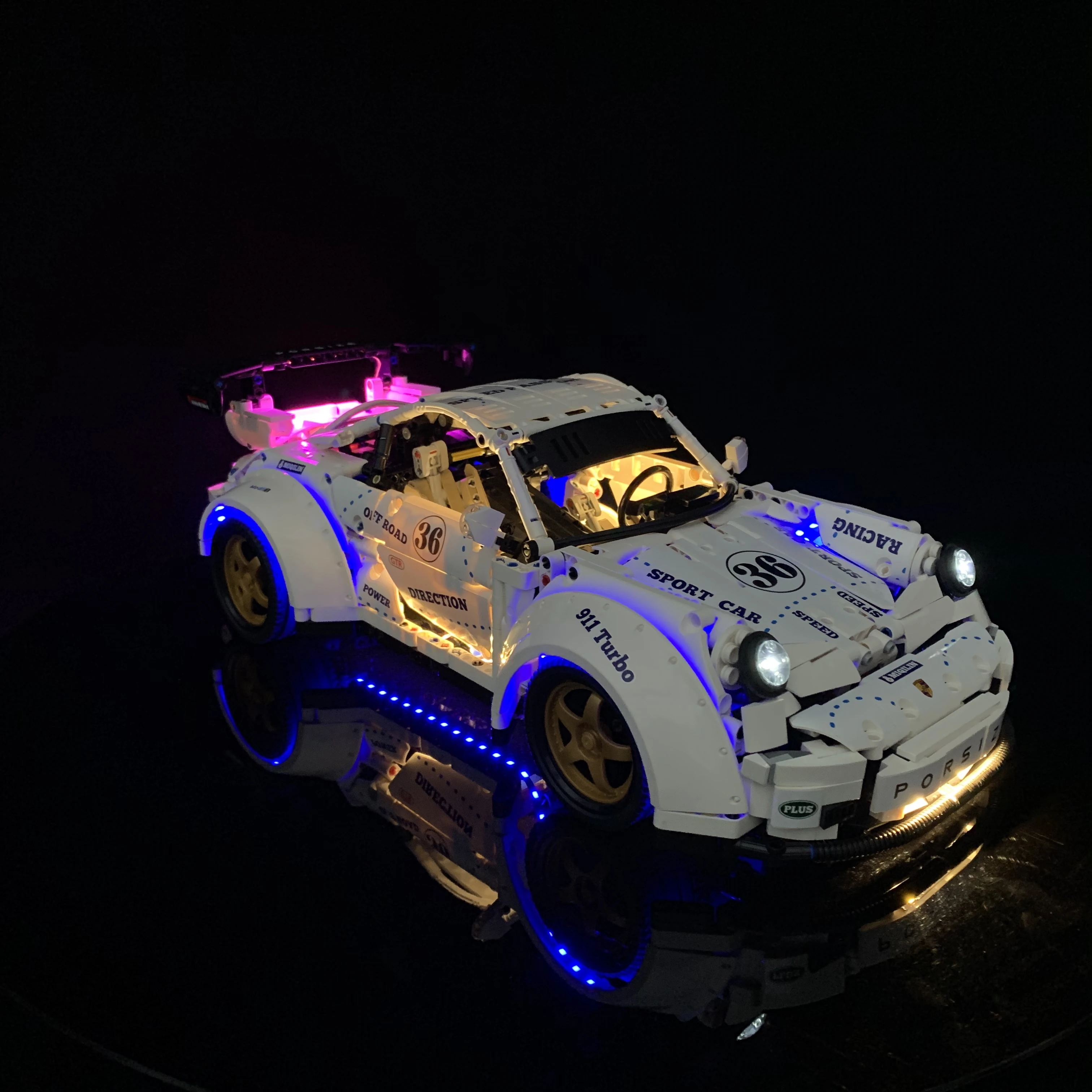 

2021 NEW IN STOCK LED Light Set For 911 Widebody Compatible with 42056 42096 Building Blocks bricks Toys Gifts