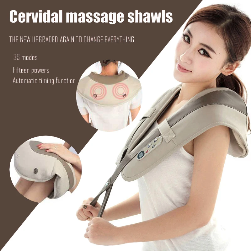 U-образный массажер для шеи боли в шее и плечах многофункциональный нарезания
