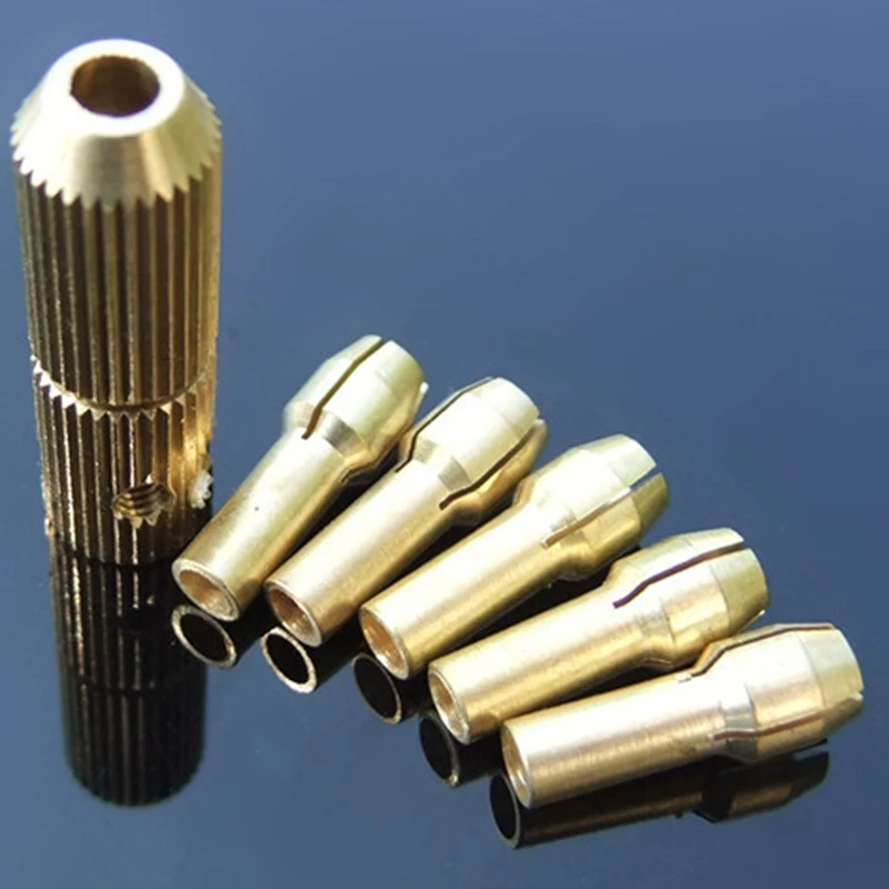 

3+10Pcs 0.5-3.2mm Mini Twist Hand Drill Kit Chuck Electric Drill Bit Collet