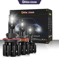 galaxinno h7 led lights h11 12v h1 car headlamp h8 65w h4 6000k white 9005 auto fog lamps 9006 22000lm super bright csp chip 2pc