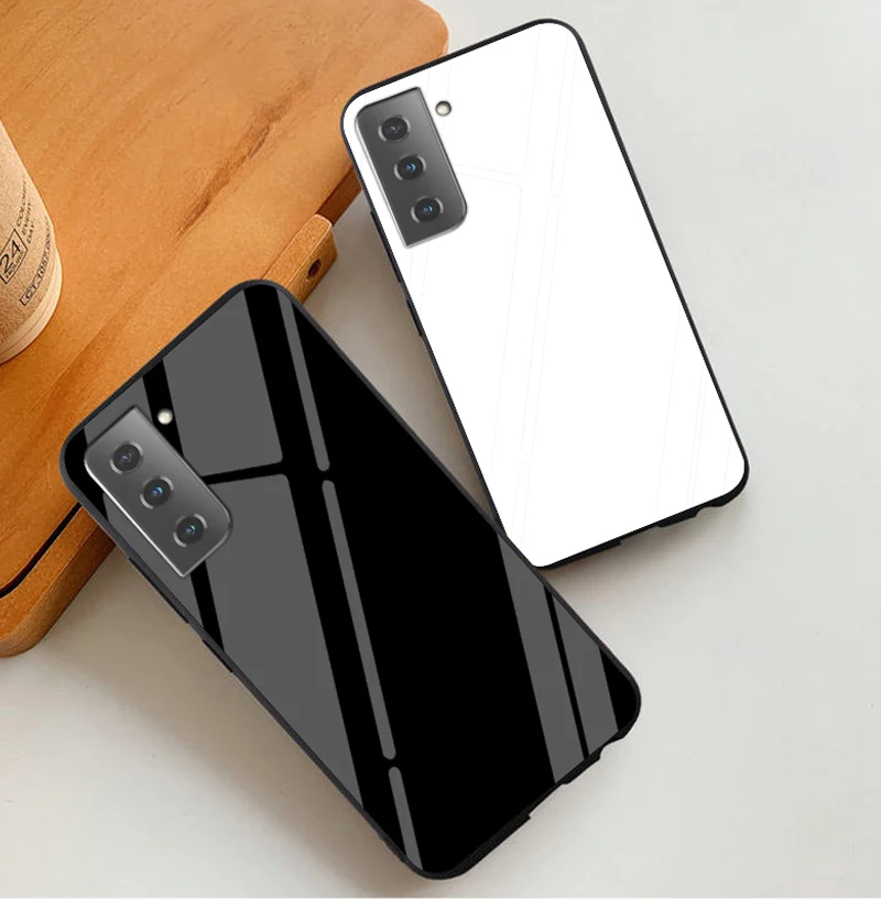 Чехол из закаленного стекла для Samsung S21 Ultra Plus A02S M02S чехол Galaxy A51 A71 5G S30