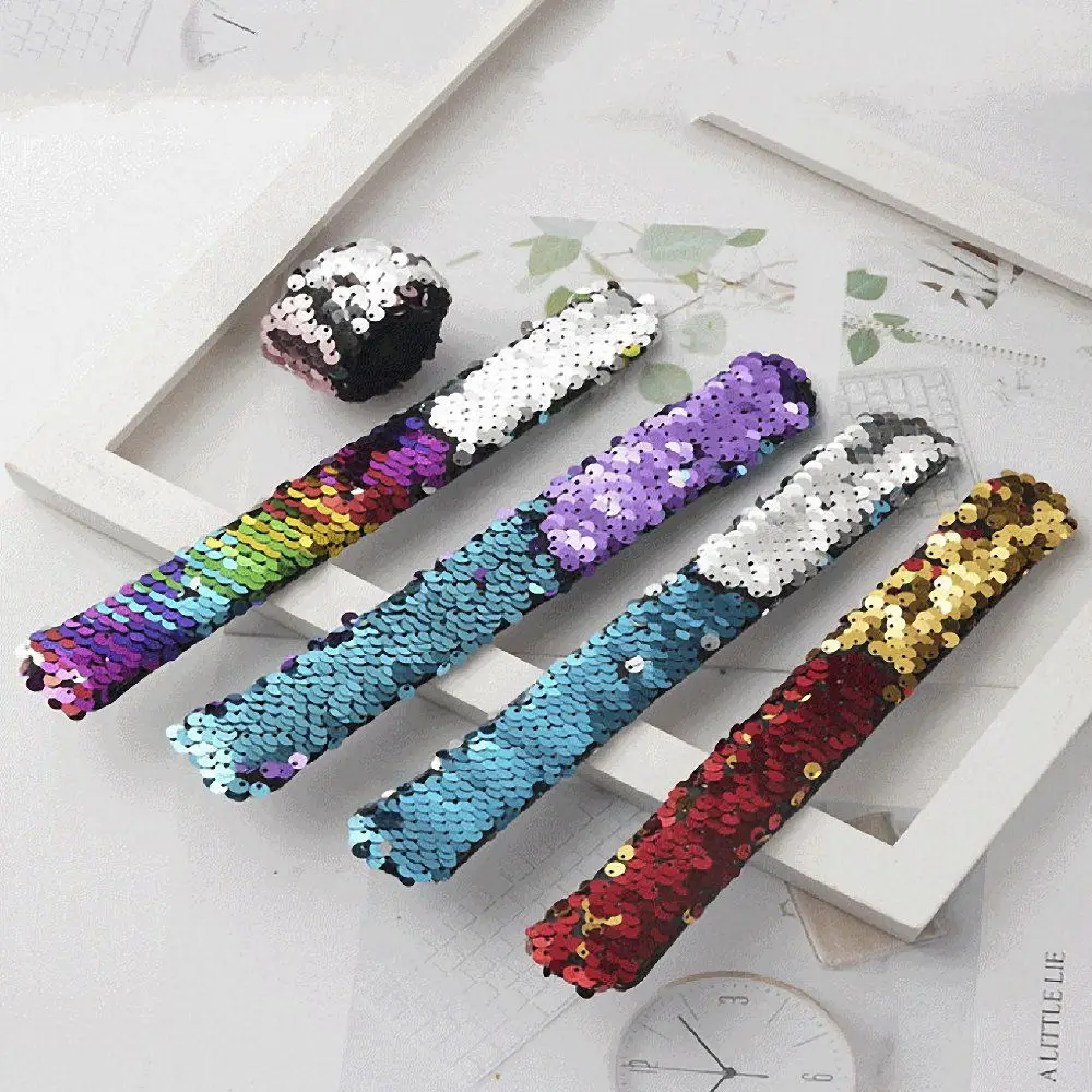 2 шт. Новый Забавный металлический эластичный браслет для детей вечерние