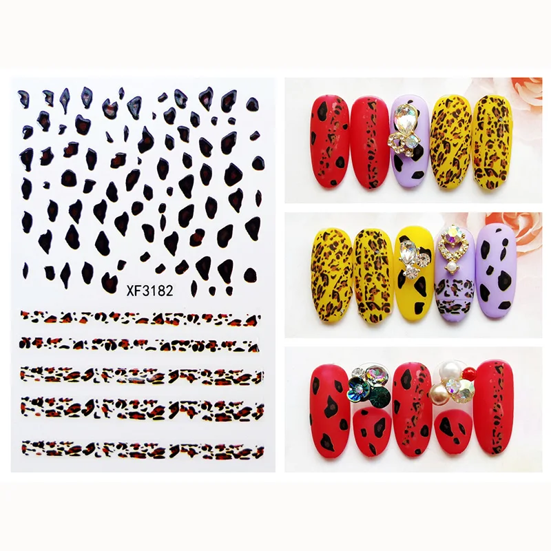 24 Стикеры 3D на ногти Nail Art Переводные картинки, украшения для ногтей, переводные наклейки, милые красные Летающие птицы, аксессуары для дизайна ногтей - Цвет: 24