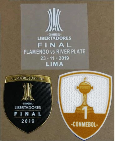 Набор патчей COPA LIBERTADORES для Фламенго 2019 CONMEBOL LIBERADORES детали финального матча +