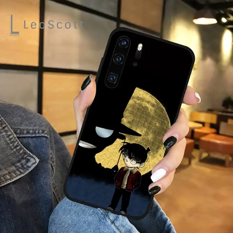 

anime Detective Conan Phone Case For Huawei honor Mate P 9 10 20 30 40 Pro 10i 7 8 a x Lite nova 5t