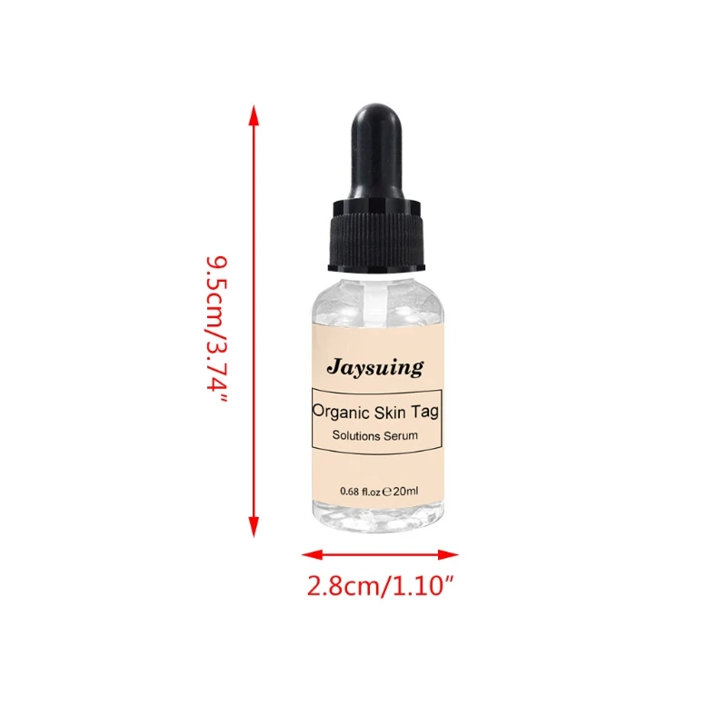 

20ml Organic Skin Tag Solution Serum Painless Face Wart Labels Dark Mole Removal Facial Freckle Liquid Repair Essential Oil Plas