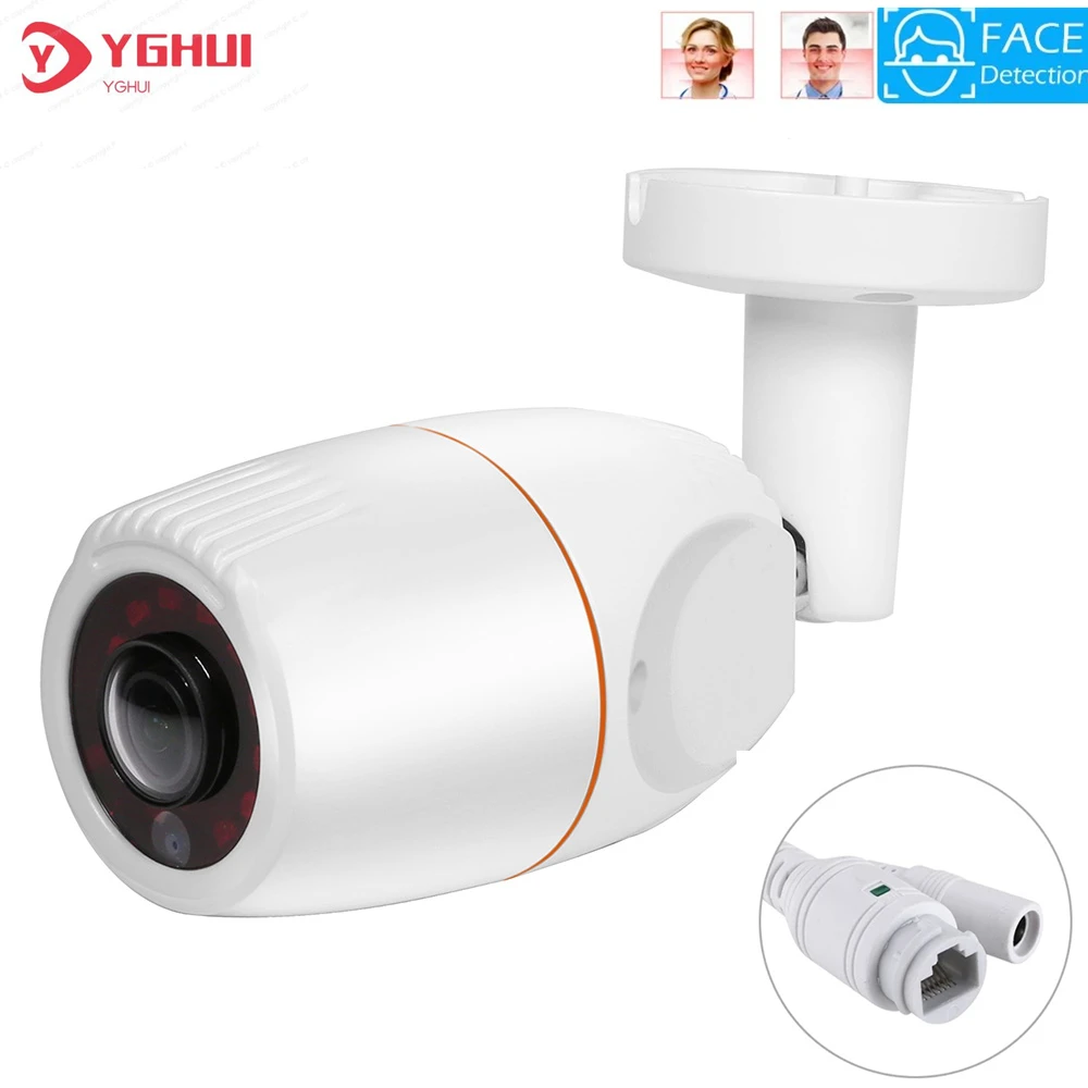 

Наружная IP-камера с углом обзора 180 градусов, POE, 5 МП, объектив «рыбий глаз» с углом обзора 180 градусов, инфракрасная камера видеонаблюдения с ...