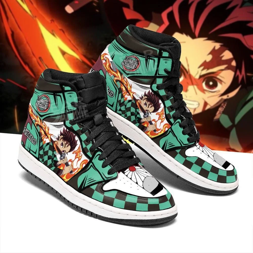 

Tanjiro Shoes Sun Breathing Demon Slayer Custom Anime Sneakers