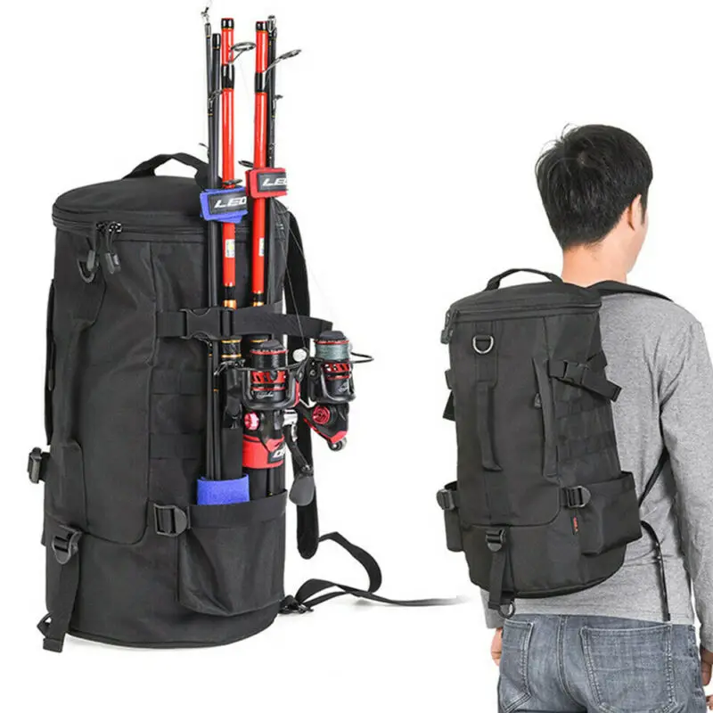 

23L Multifunctional Outdoor Shoulder Waterproof Fishing Camping Bag Waterproof Fishing Tackle Backpack