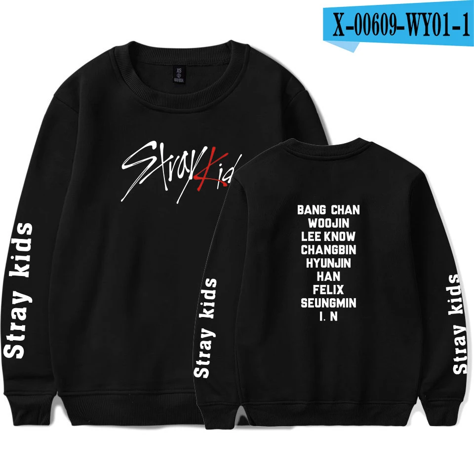 SHEIN сбивается на мягкой подкладке Толстовка для детей с О-образным вырезом популярные Повседневное пуловеры KPOP круглый вырез горловины Новинка уличная одежда унисекс в стиле Харадзюку Толстовка - Цвет: Black
