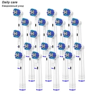 121620pcs replacement brush heads for oral b electric toothbrush head health triumph 3d clean precision vitality d4510 d12013