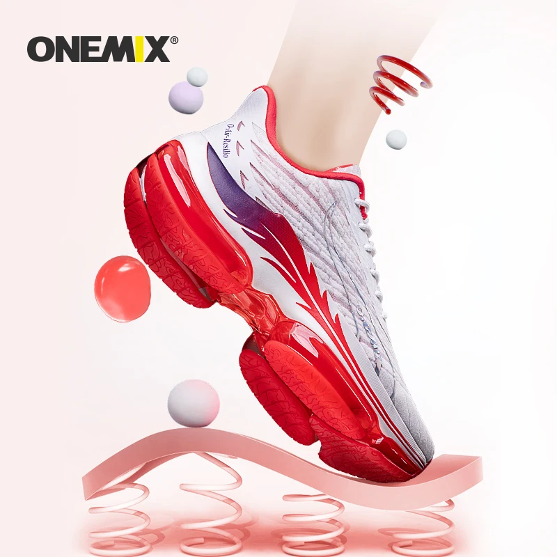 

ONEMIX Fashion 2021 Outdoor Women Walking Sneakers Running Shoes for Men Air Cushion Athletic Couple Trainers Sport Runner Shoes