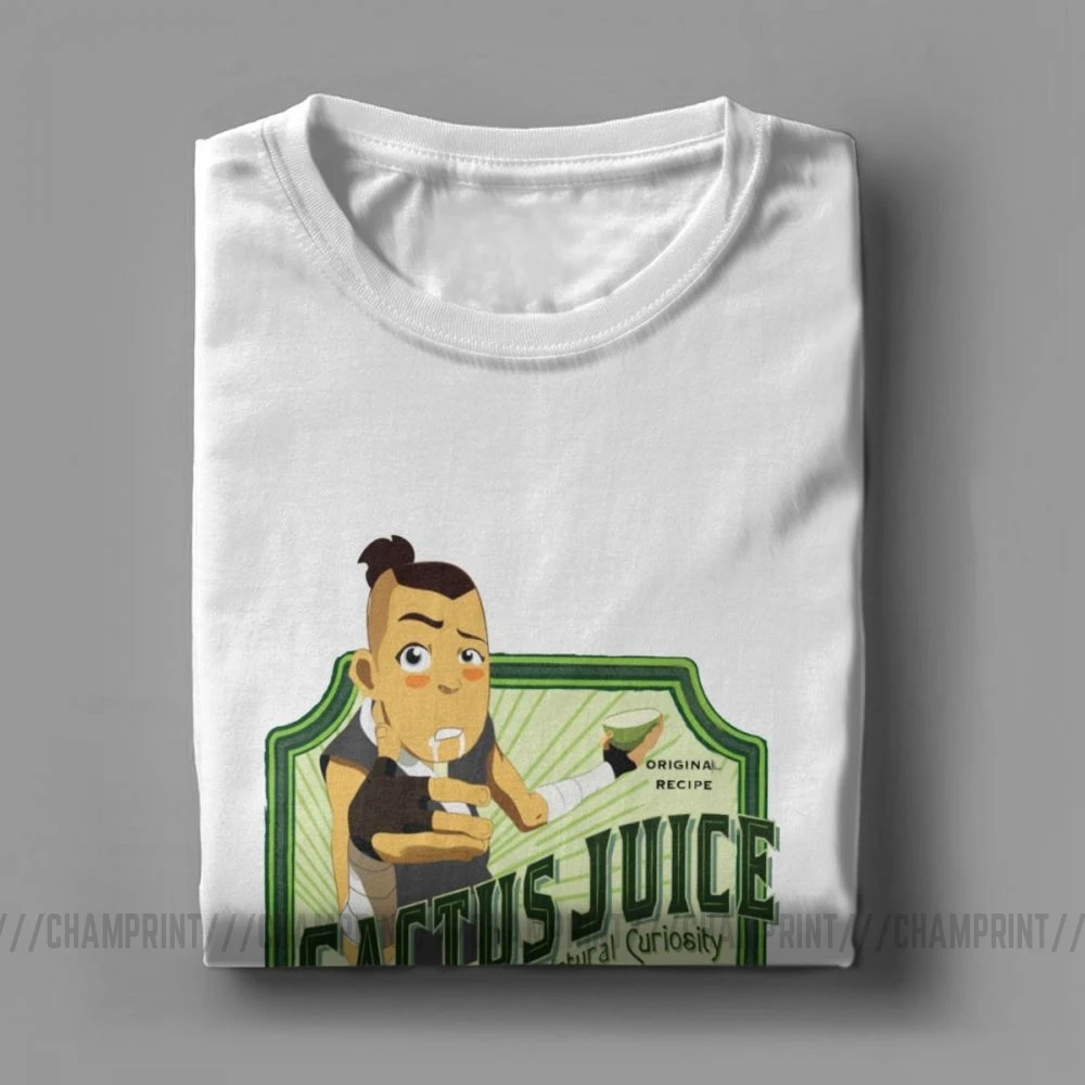 Хипстерские мужские футболки с изображением сока кактуса круглым вырезом |