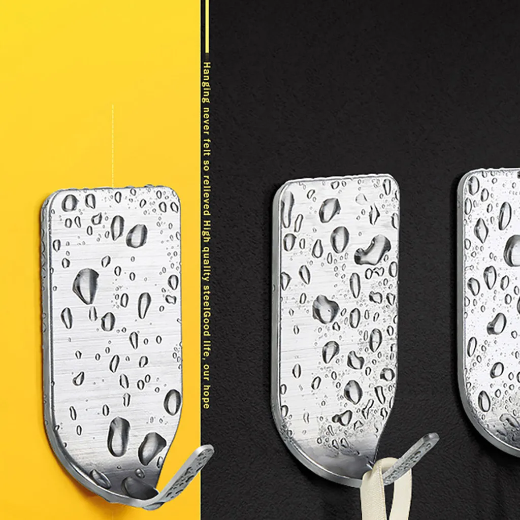 Липкие настенные крючки самоклеящиеся металлические подвесные домашние