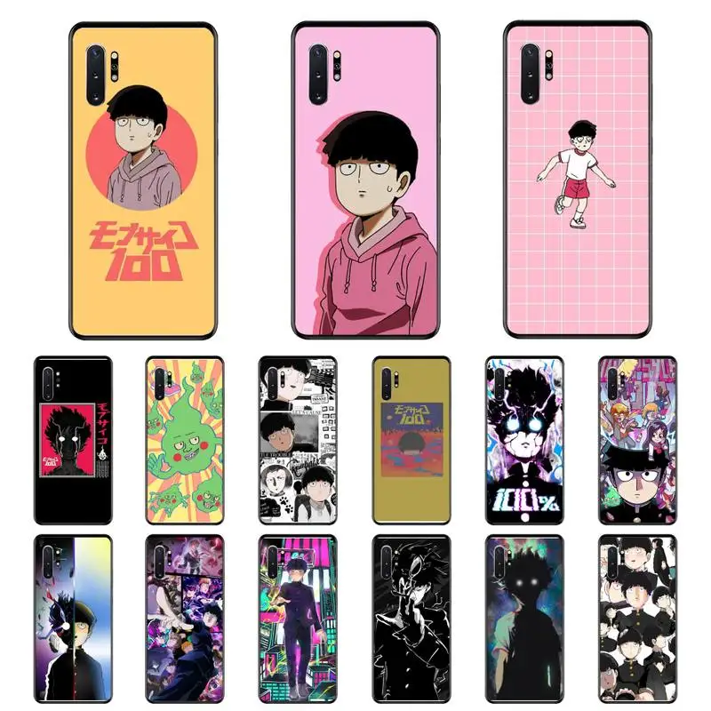 

TOPLBPCS Mob psycho 100 Shigeo Kageyama anime Phone Case For Samsung Note 7 8 9 20 Note 10 Pro lite 20ultra M20 M10 Case