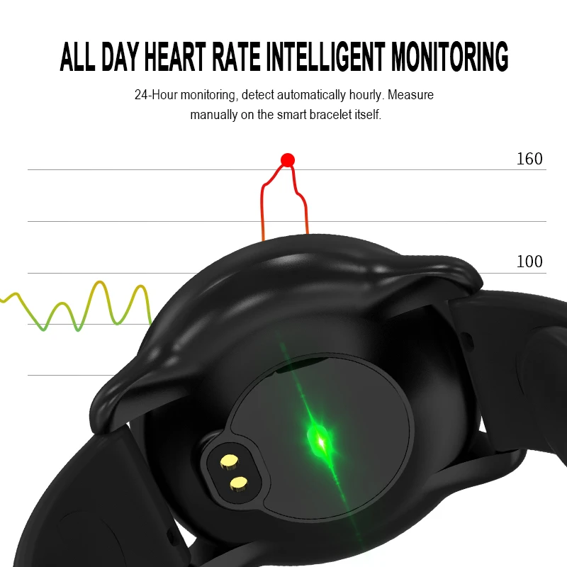

696 K9-WF Full Touch Pedometer Smart Watch Fitness Tracker Heart Rate Monitor Blood Pressure Smartwatch Monitor Smart Bracelet