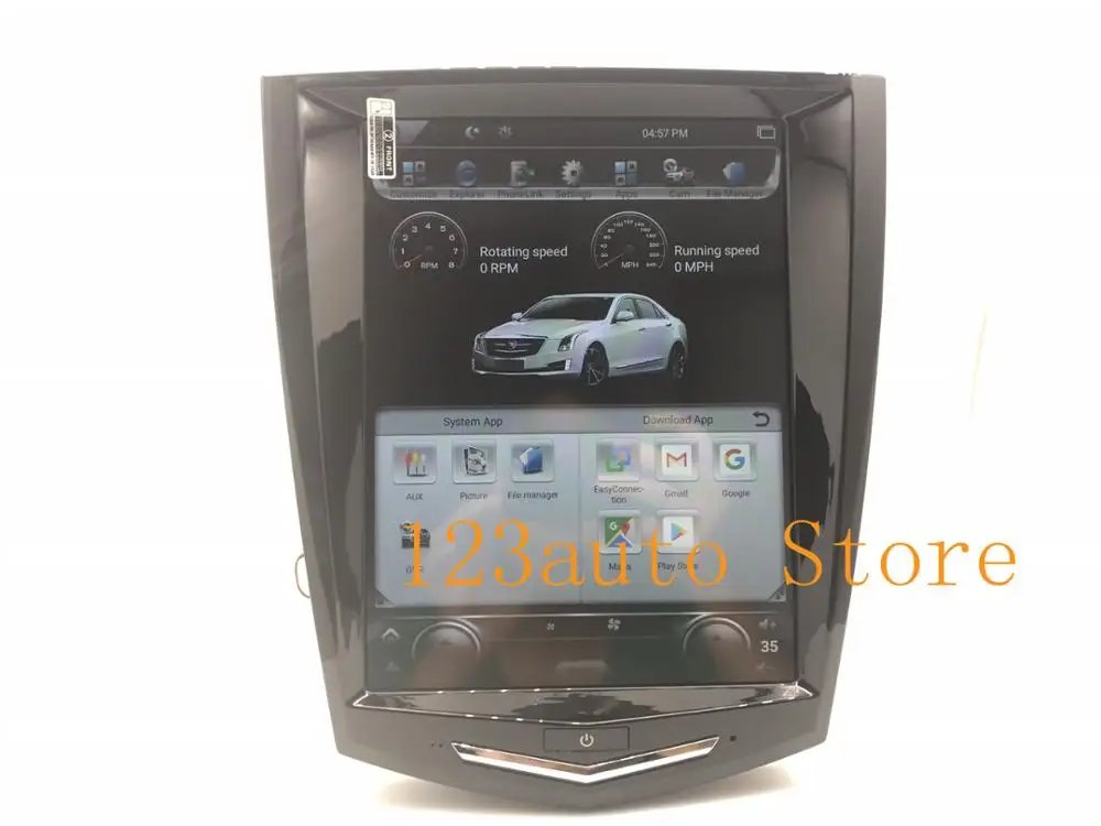 10 4 ''вертикальный экран Tesla Style Android 9 0 автомобильный DVD GPS плеер Радио Навигация