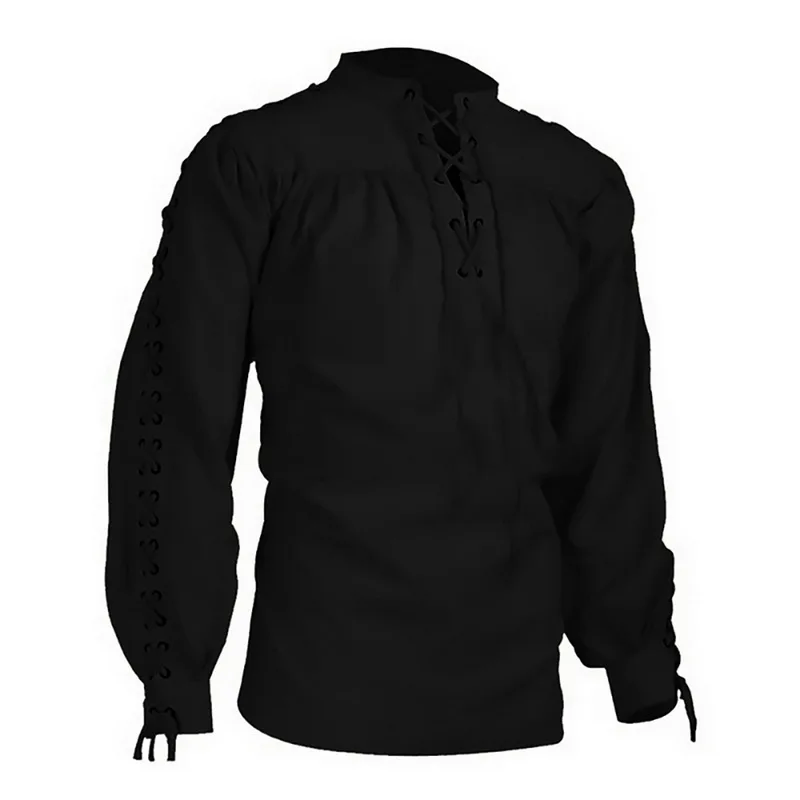 Мужской костюм средневекового рыцаря зеленая туника одежда для взрослых топ