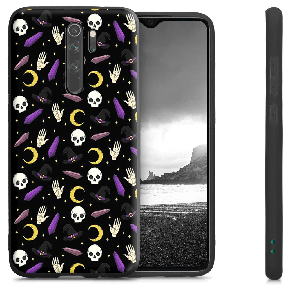 Чехол с узором ведьмы на Хэллоуин для Redmi Note 9s 9 8 7 10 10s 10T K40 9T 9C 9A 10X Pro Prime NFC |