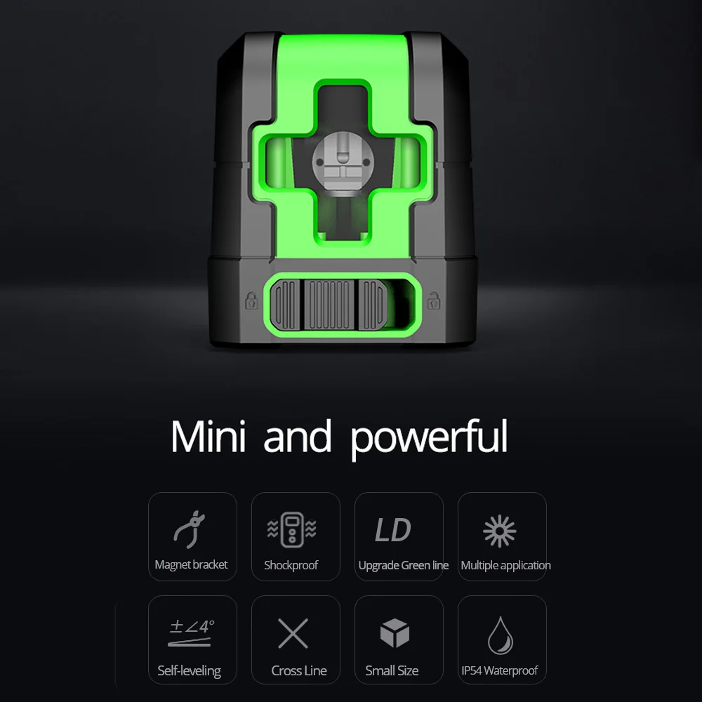 Лазер Sndway уровень автоматический самонивелирующийся перекрестный лазерный