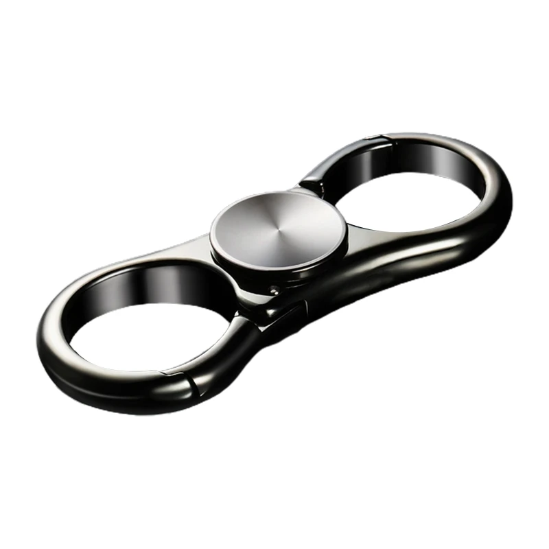 

Fidget Spinner Hand Spinner Metal EDC Blue Car Key Chain Pendant Key Ring Handspinner Antistress Toys