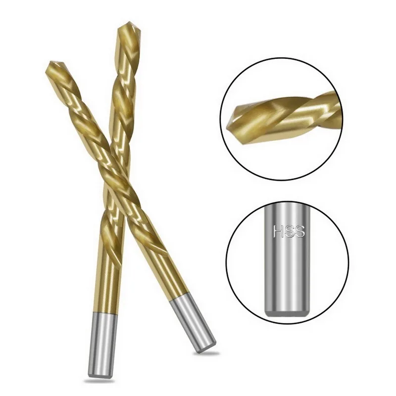 

10pcs Screw Extractor Cobalt Left Hand Drill Bit set Broken Bolt Damaged Set