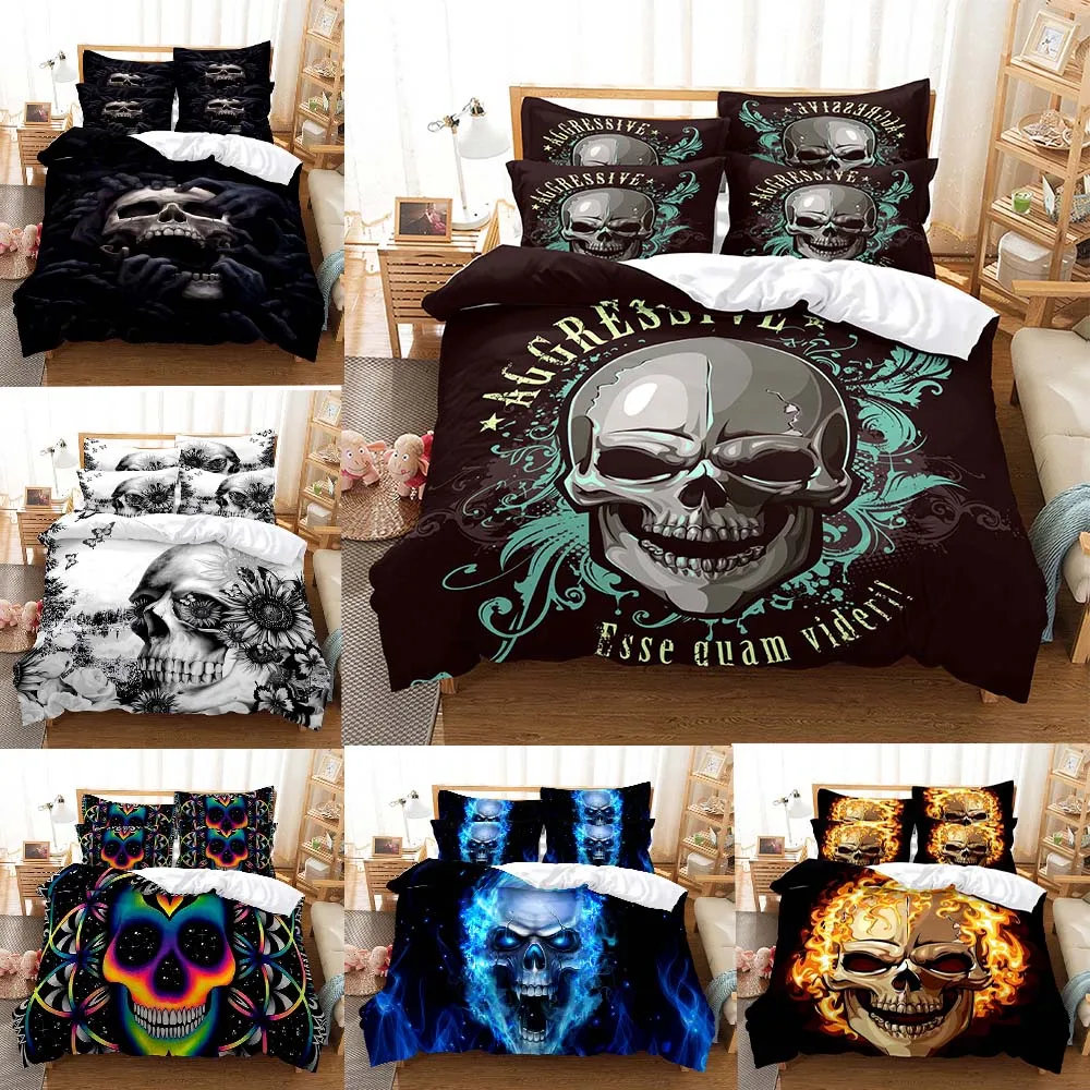 Комплект постельного белья для Хэллоуина полиэстер размер 264x239 | Дом и сад