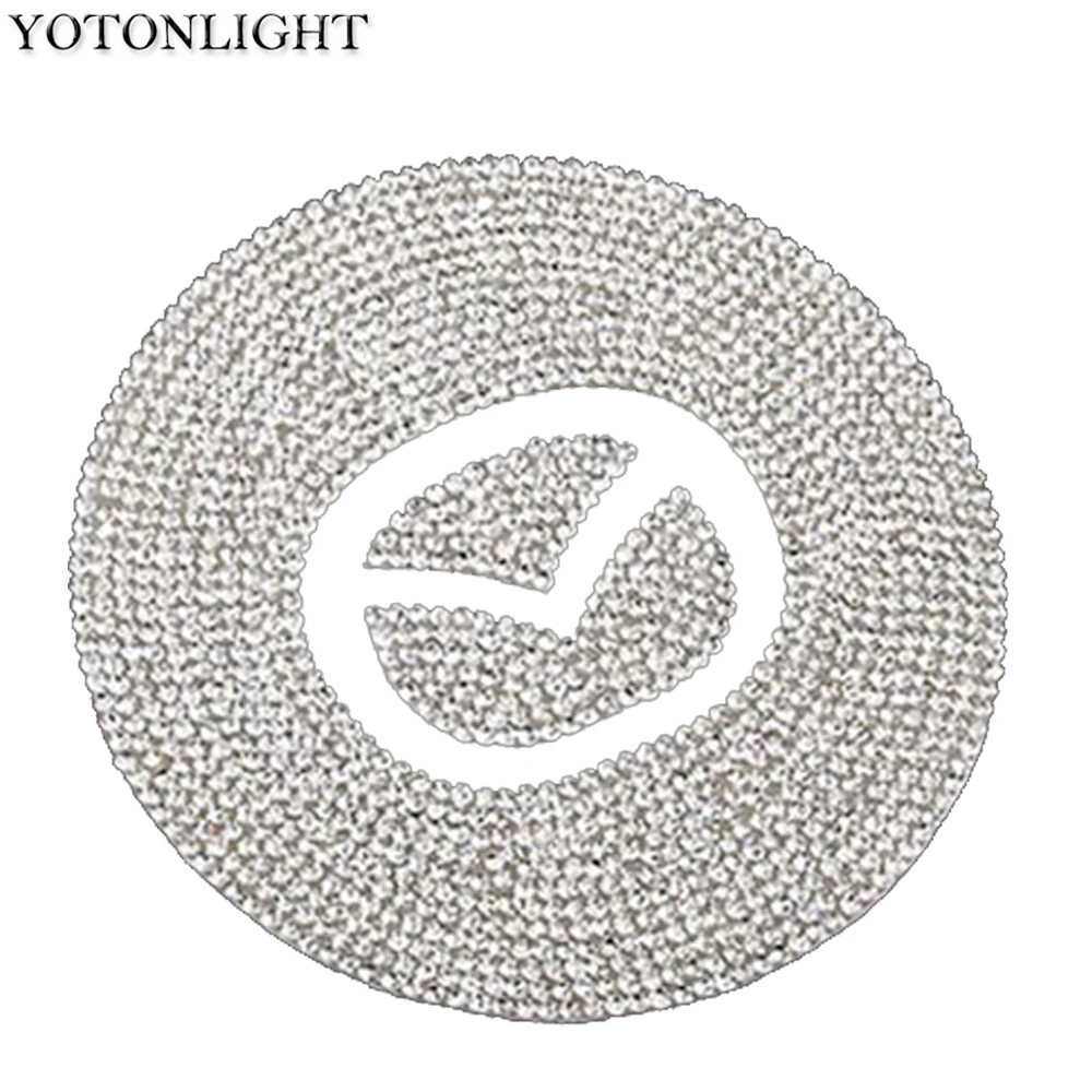 Наклейка на руль автомобиля логотип для стайлинга Стразы эмблема значок