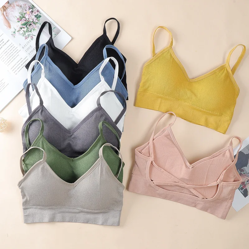 

2021 women's bra sexy bra push Khmer flexible underwear fashion women's dress ladies tops no steel ring bra
