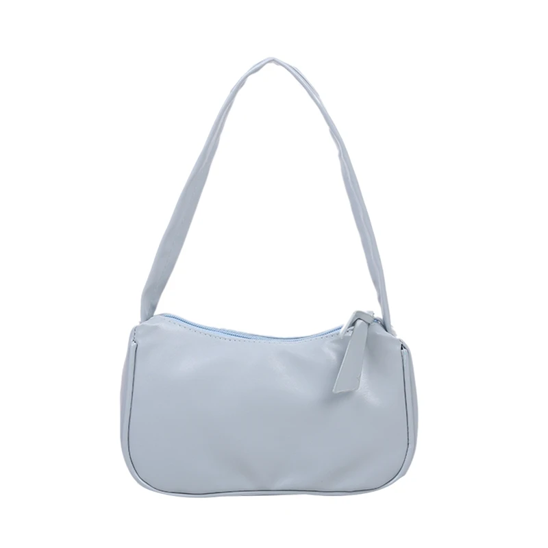 

Women's Small Shoulder Bag PU Leather Bag Mini Shoulder Bag Solid Color Handbag Female Bag