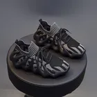 Новинка 2021, весенне-осенняя плетеная женская повседневная обувь средней длины с круглым носком и шнуровкой спереди