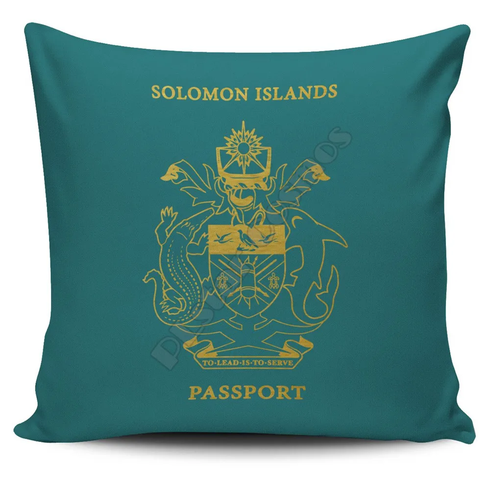 

American Samoa Pillow Cover Passport Version Pillowcases Throw Pillow Cover Home Decoration