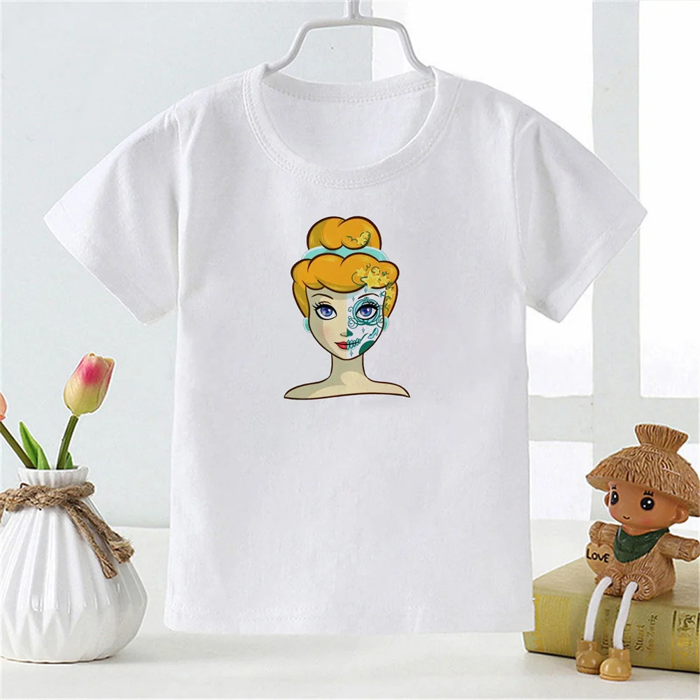 

Innovate Cartoon Character T-shirts Children Multiple Princess Teeshirts Tops Fashion Summer Clothings Best Gifts For Boys Girls