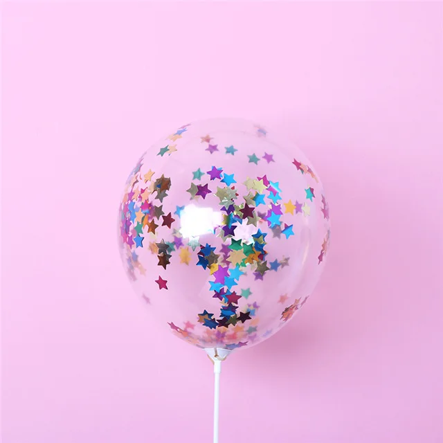 

5 Pieces / 12 Inch Sequins Confetti Latex Balloon Birthday Party Wedding Decoration Kids Anniversary Balloon Decoration