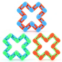fidget toys wacky tracks snap and click puzzles classic portable chain sensory antistress kids adults child stress reliever toys