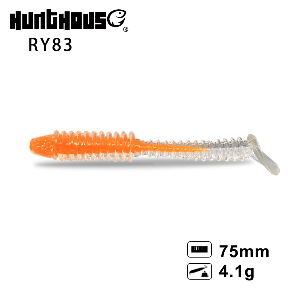 HUNTHOUSE Мягкая приманка 7 5 см 6 шт./лот яркая рыболовная пластиковые приманки