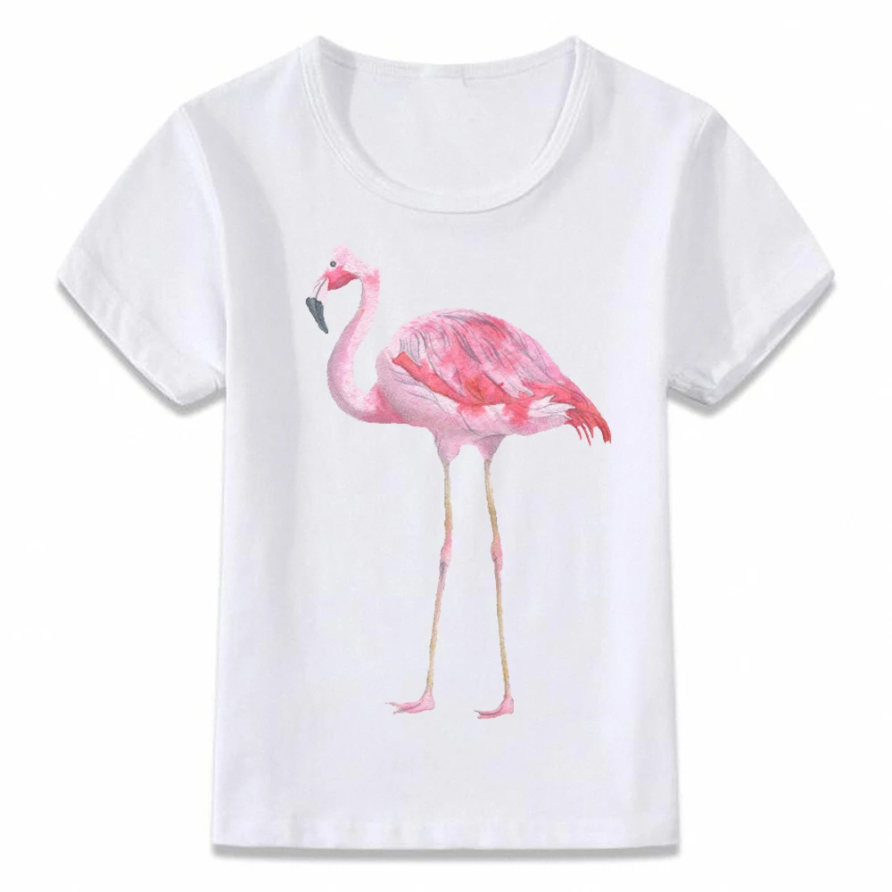 

Kids Clothes T Shirt Pink Flamingo Children T-shirt for Boys and Girls Toddler Shirts Tee