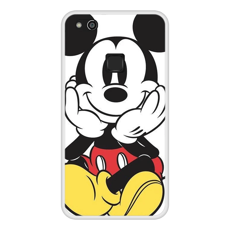 Case for Huawei P10 Lite Soft Silicone TPU Mickey Minnie Pattern Painting Cover Coque P 10 P10Lite Phone |