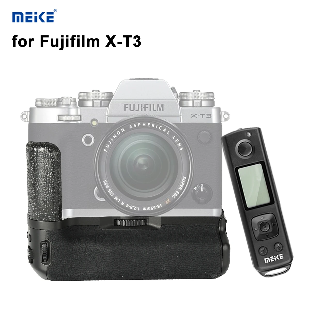 Meike X T3 Pro батарейный блок с беспроводным пультом дистанционного управления 2 4G для