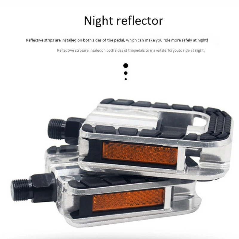 

Bike Pedals Flat Aluminum Alloy Platform Sealed Bearing Mountain Bike Pedals