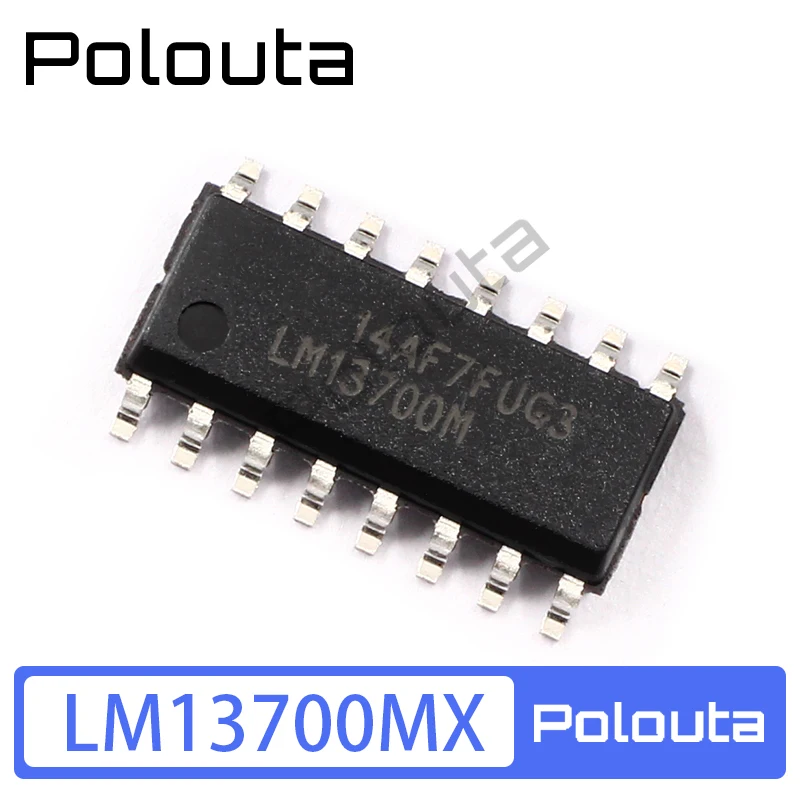 

10 шт./партия Polouta LM13700MX SOP-16 SMD, микросхема операционного усилителя, интегральные схемы, электронный компонент Arduino Nano