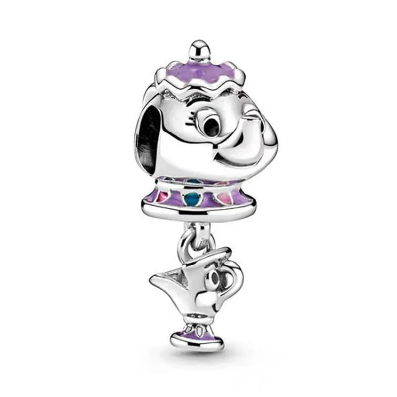 

Mr. Teapot Charms 925 Original Fit Pandora Bracelet Necklace 100% Sterling Silver Beads for Jewelry Making DIY Women Berloque