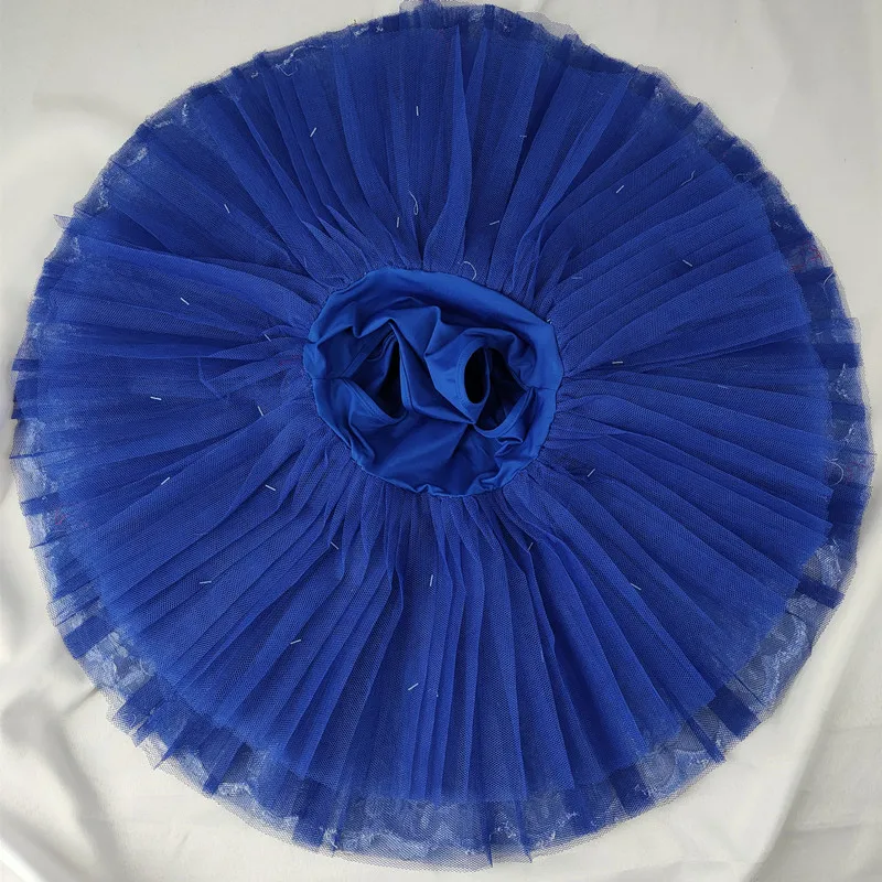 Ярко-голубая профессиональная балетная пачка для взрослых Женская балерина