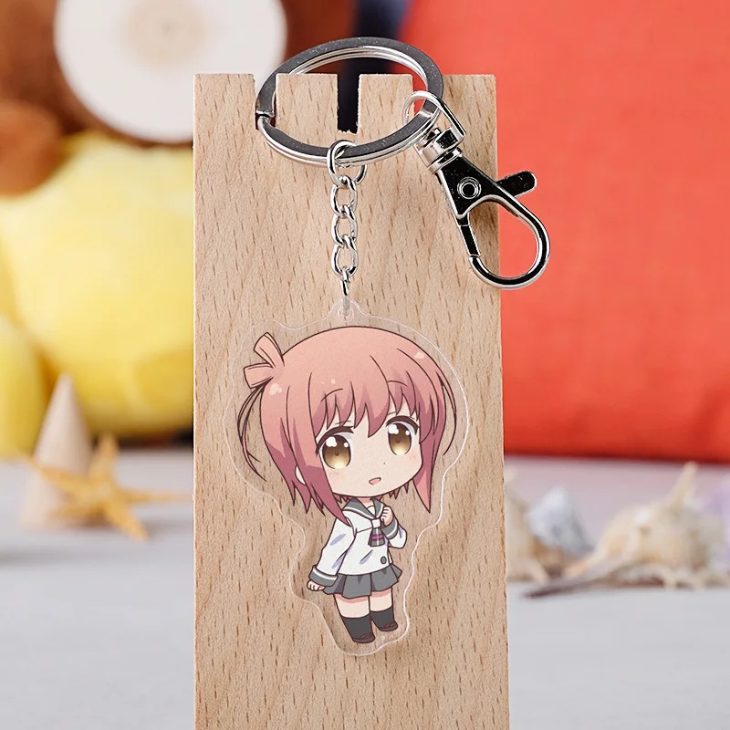 3 вида стилей акриловый брелок Аниме Slow Start мультяшная модель Hana Ichinose прозрачный