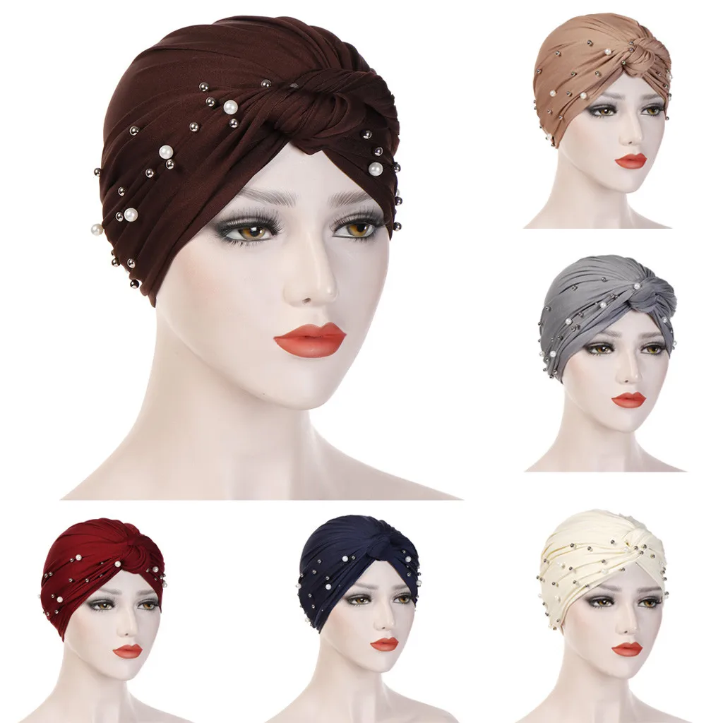 Лучший Новогодний подарок Для женщин жемчуг Бисер Индия шляпа мусульманских