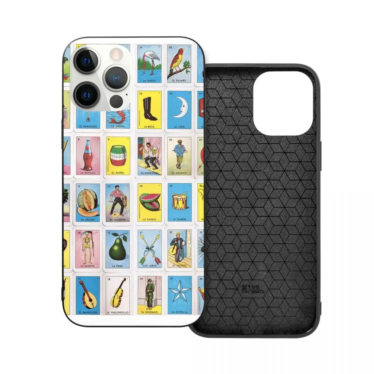 

Чехол для телефона Loteria из поликарбоната и ТПУ для iPhone 12 11 Xs Xr X Pro Max Mini 7 8 Se2 Plus 6 6S
