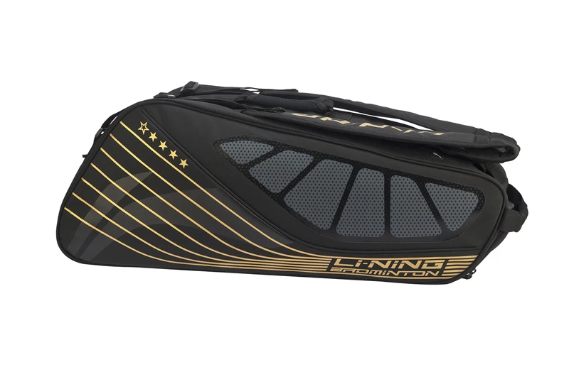 Li-Ning бадминтон ракетка сумка для 6-pack обуви карманный Профессиональный Спорт Спортивная ракетка сумка ABJP076 ZYF348